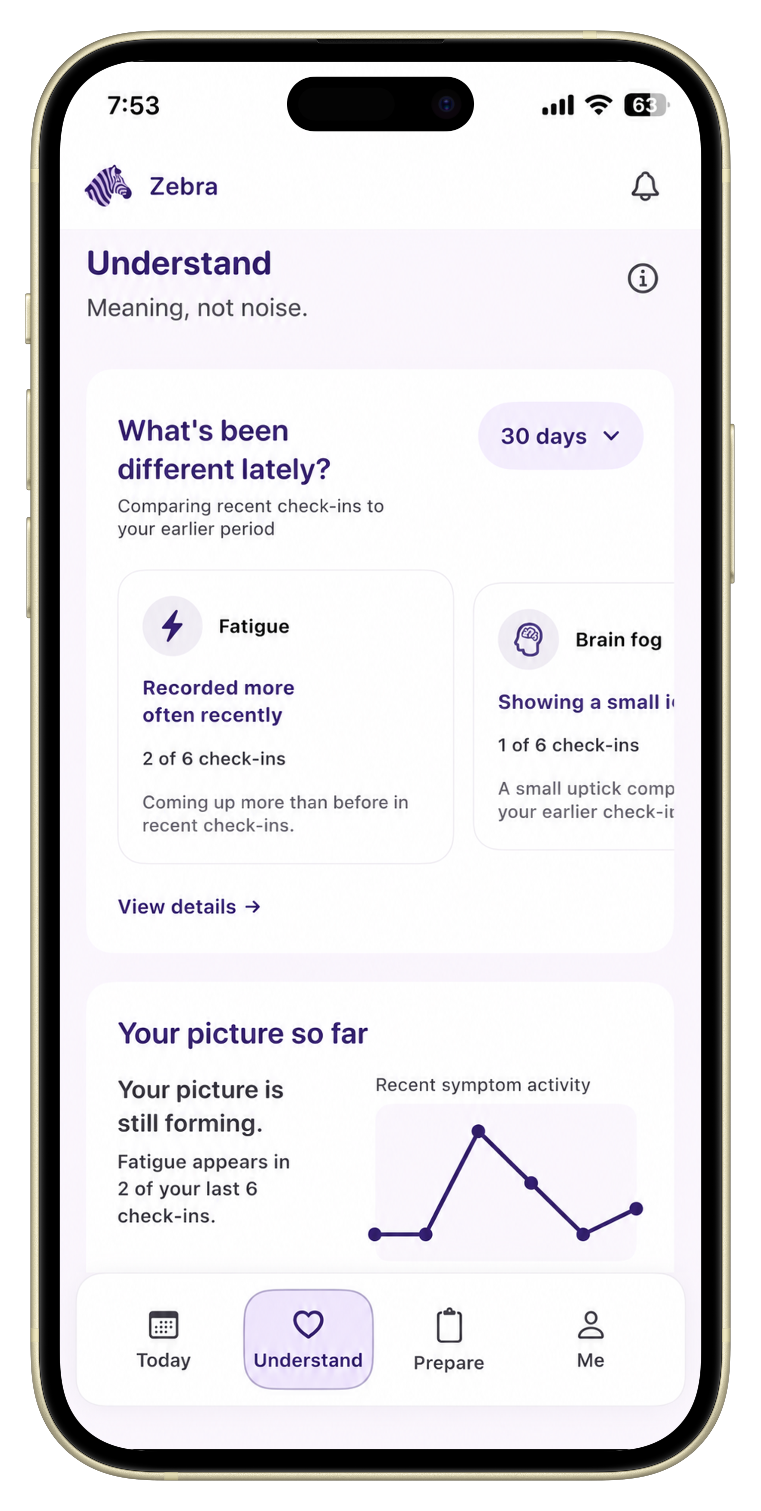 Comparison of app options for orthostatic symptom tracking and position-based history.